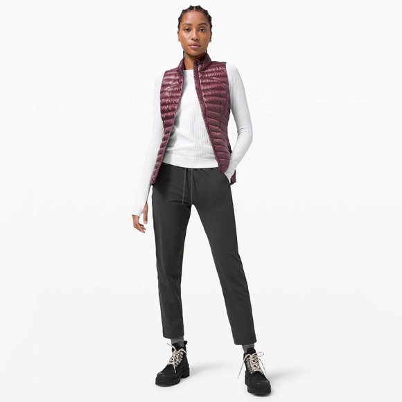 Lululemon Rest Less Pullover Aerial Current White Size 10 Athletic Stretch Top - Picture 5 of 15